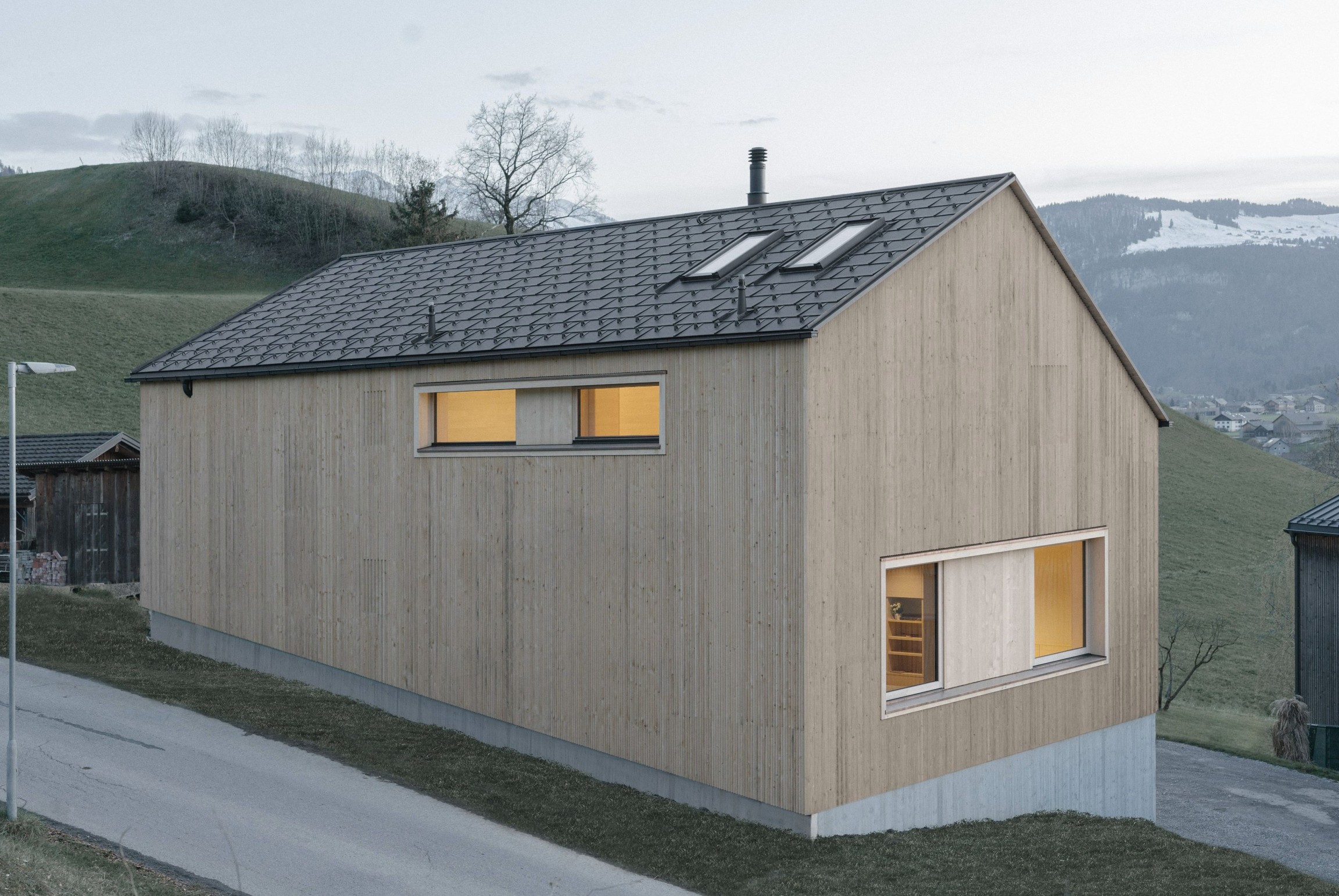 Das Einfamilienhaus Z steht für ökologisches Bauen in seiner ehrlichsten Form.