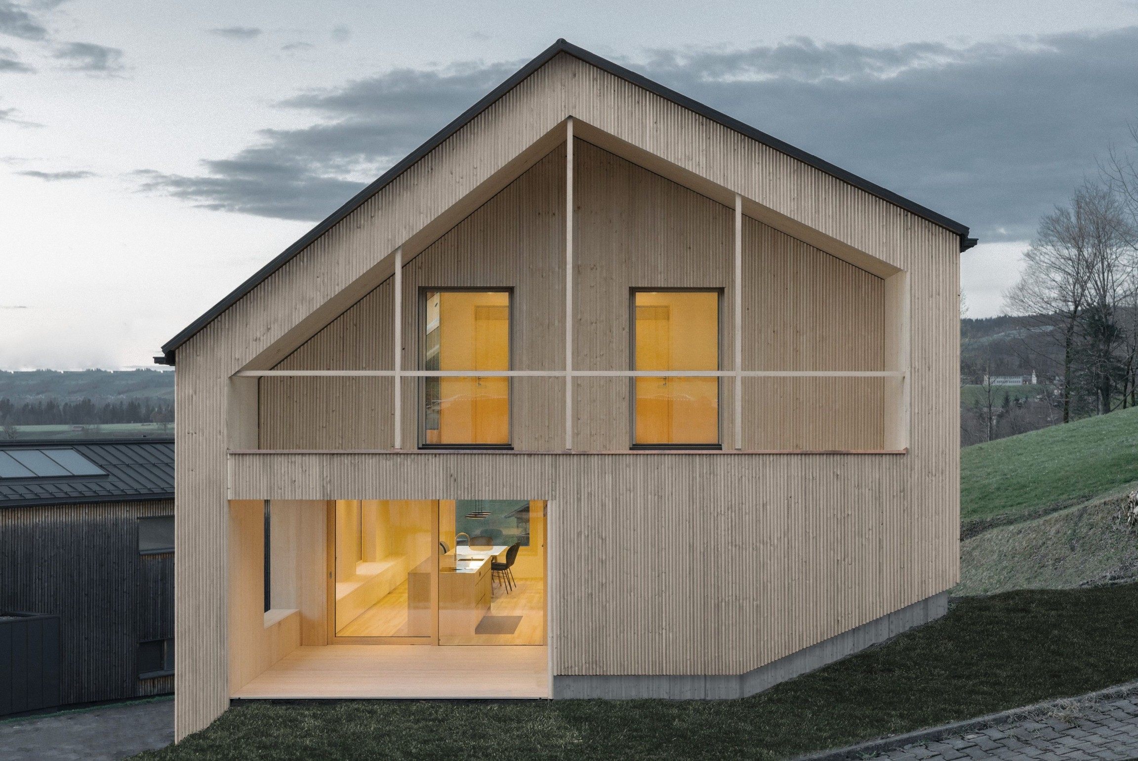 Das Einfamilienhaus Z steht für ökologisches Bauen in seiner ehrlichsten Form.